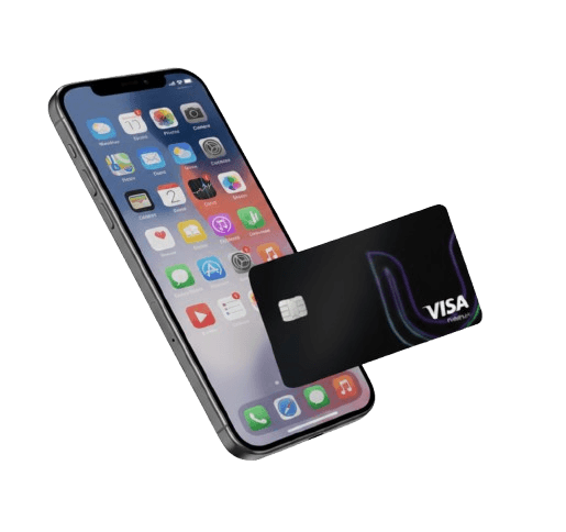 Phone with Visa Card